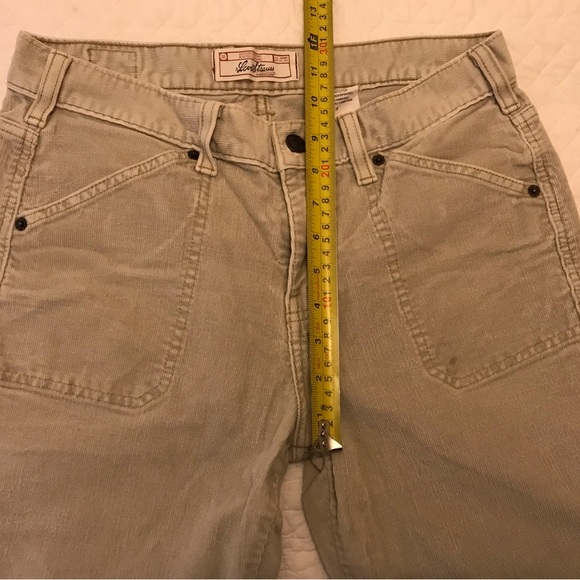 Levi Strauss Beige Corduroy Pants - Sz 8 - Picture 5 of 6